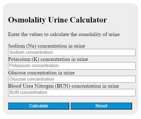 urine osmolality test bottle|how to calculate urine osmolality.